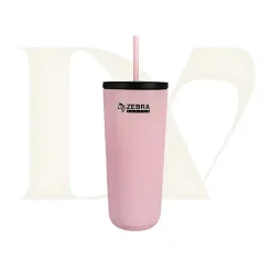 Ly giữ nhiệt Zebra Delight 590ml có ống hút